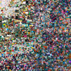 デジタルアーティストのビープル（マイク・ウィンクルマン）が2021年に発表した「Everydays—The First 5000 Days（エブリデイズ　最初の5000日）」落札価格はなんと6934万6250ドル（約75億円）です。